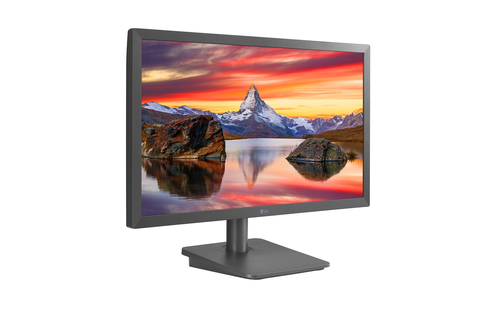LG Full HD | Monitor 22" Serie MP410 | Full HD, FreeSync 75Hz, Grigio Antracite, 22MP410-C