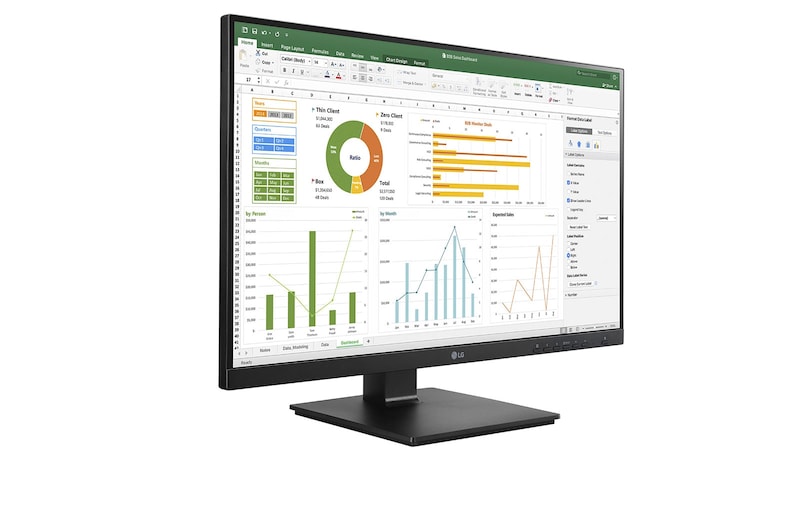 LG Business | Monitor 24" | Full HD, IPS, Speaker integrati, 24BN65YP-B
