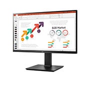 LG Monitor Professionale IPS 24" Full HD Speaker Integrati, 24BP450S-B