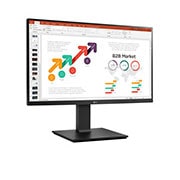 LG Monitor Professionale IPS 24" Full HD Speaker Integrati, 24BP450S-B