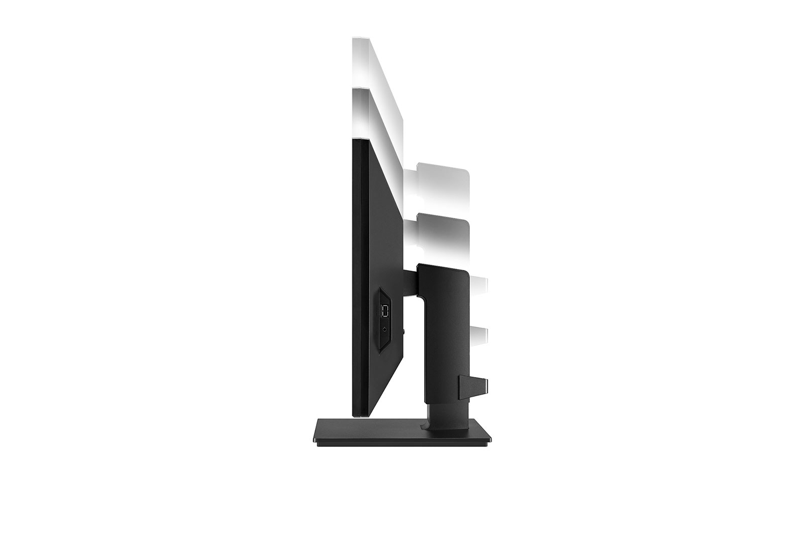 LG Monitor Professionale IPS 24'' Full HD USB-C Speaker e Webcam integrati, 24BP75CP-B