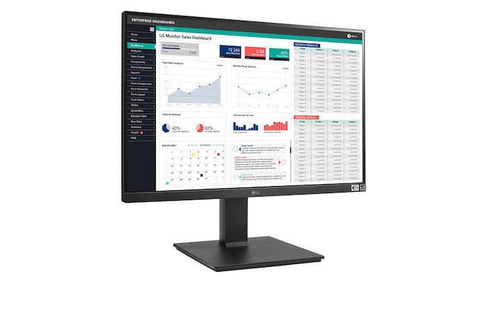 LG Business | Monitor 24" | Full HD 16:10, IPS, Speaker integrati, 24BQ55WY-B