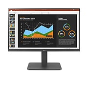 LG Business | Monitor Docking 24" | Full HD, IPS, USB-C, RJ45, Webcam e Speaker integrati, 24BR750C-C