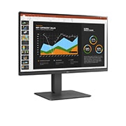 LG Business | Monitor Docking 24" | Full HD, IPS, USB-C, RJ45, Webcam e Speaker integrati, 24BR750C-C