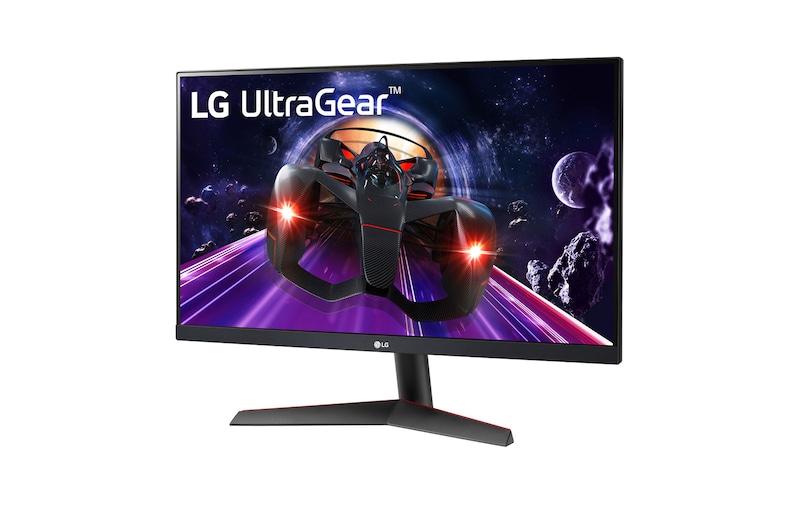 LG UltraGear | Monitor Gaming 24" Serie GN60T | Full HD, IPS, 1ms GtG, 144Hz, 24GN60T-B