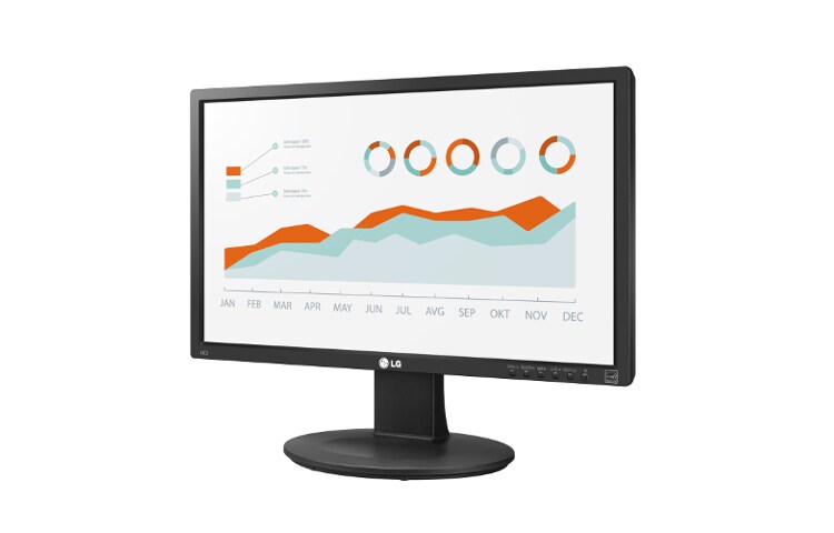 LG Monitor IPS 24 pollici, 16:9 con Reader Mode, MC DFC 5.000.000:1, FULL HD, luminosità 250 cd/m2., 24MB35DM