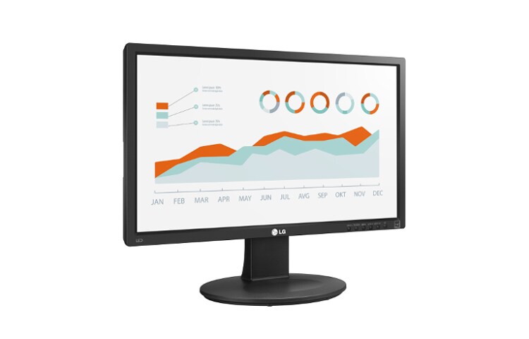 LG Monitor IPS 24 pollici, 16:9 con Reader Mode, MC DFC 5.000.000:1, FULL HD, luminosità 250 cd/m2., 24MB35DM