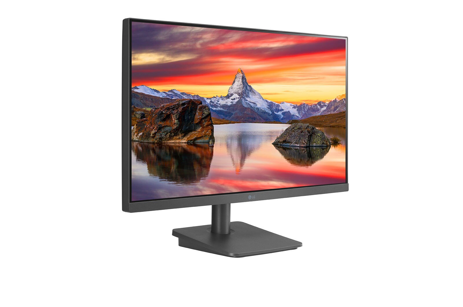 LG Full HD | Monitor 24" Serie MP400 | Full HD, IPS, FreeSync 75Hz, Grigio Antracite, 24MP400-C