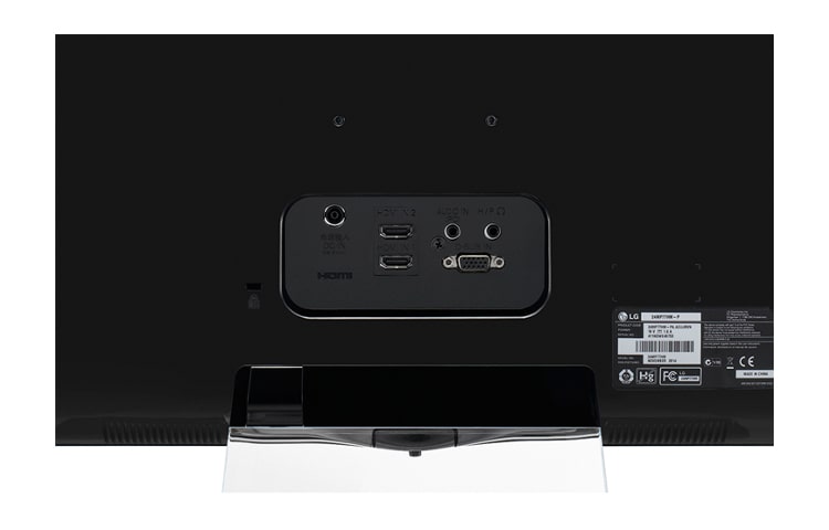 LG Monitor IPS LED, 24 pollici, Full HD 16:9 con Cinema Screen, tempo di risposta 5ms e angolo 178°/178°., 24MP77HM