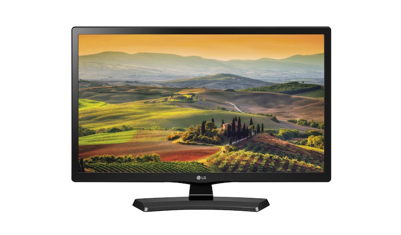 Vista frontale di LG Monitor TV LED 24" 16:9 HD Ready Certificato tivùsat 24MT48VF