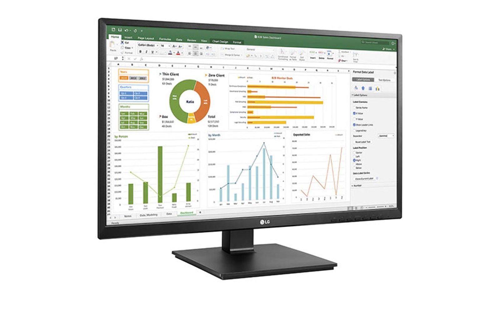 LG Business | Monitor 27" | Full HD, IPS, Speaker integrati, 27BK55YP-B