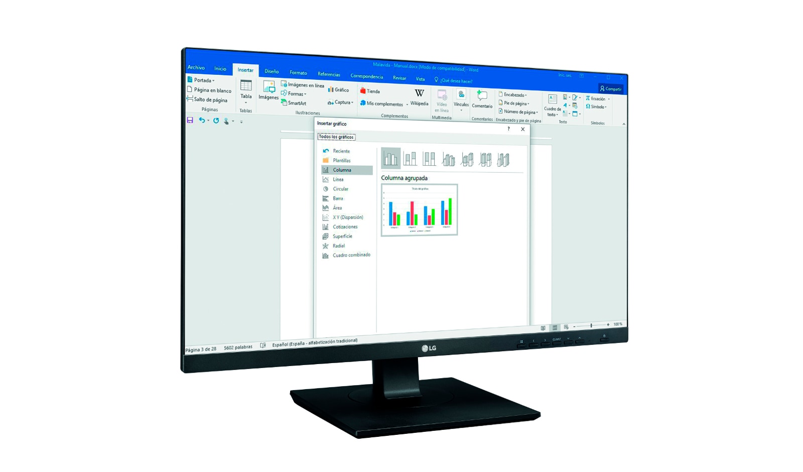 LG Monitor PC IPS 27" 16:9 Full HD Linea Office Design Cinema Screen  Pivot, 27BK750Y-B