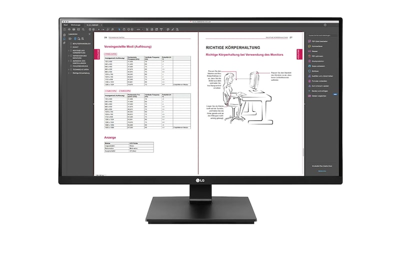 LG Business | Monitor 27" | Quad HD, IPS, Speaker integrati, 27BN65Q-B