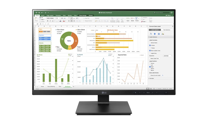 LG Business | Monitor 27" | Full HD, IPS, Speaker integrati, 27BN65YP-B