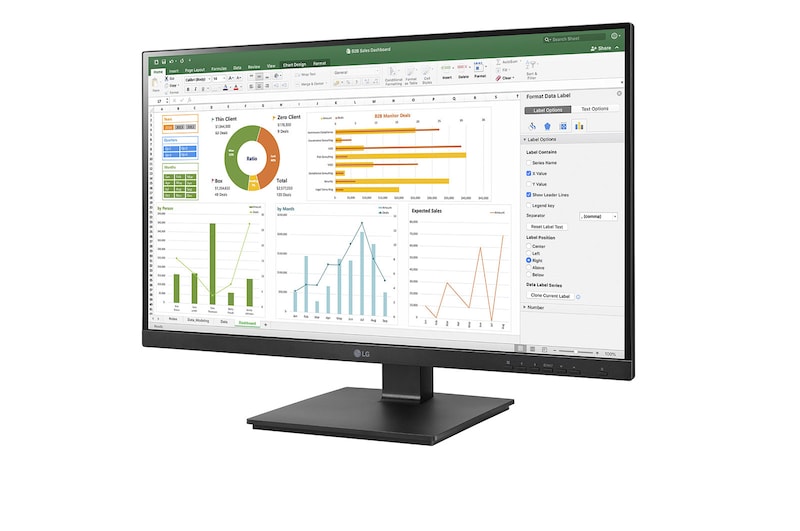 LG Business | Monitor 27" | Full HD, IPS, Speaker integrati, 27BN65YP-B