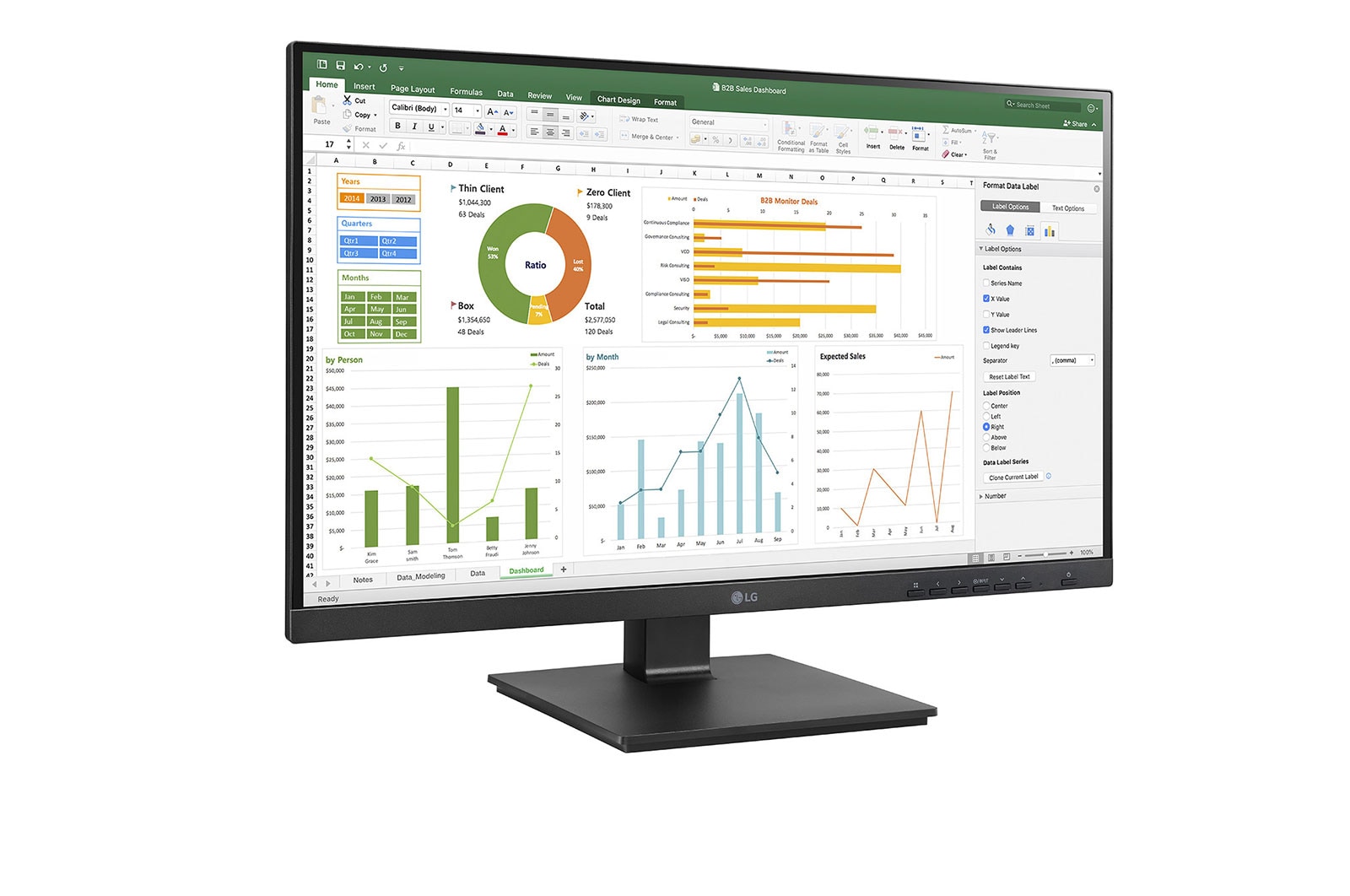 LG Business | Monitor 27" | Full HD, IPS, Speaker integrati, 27BN65YP-B