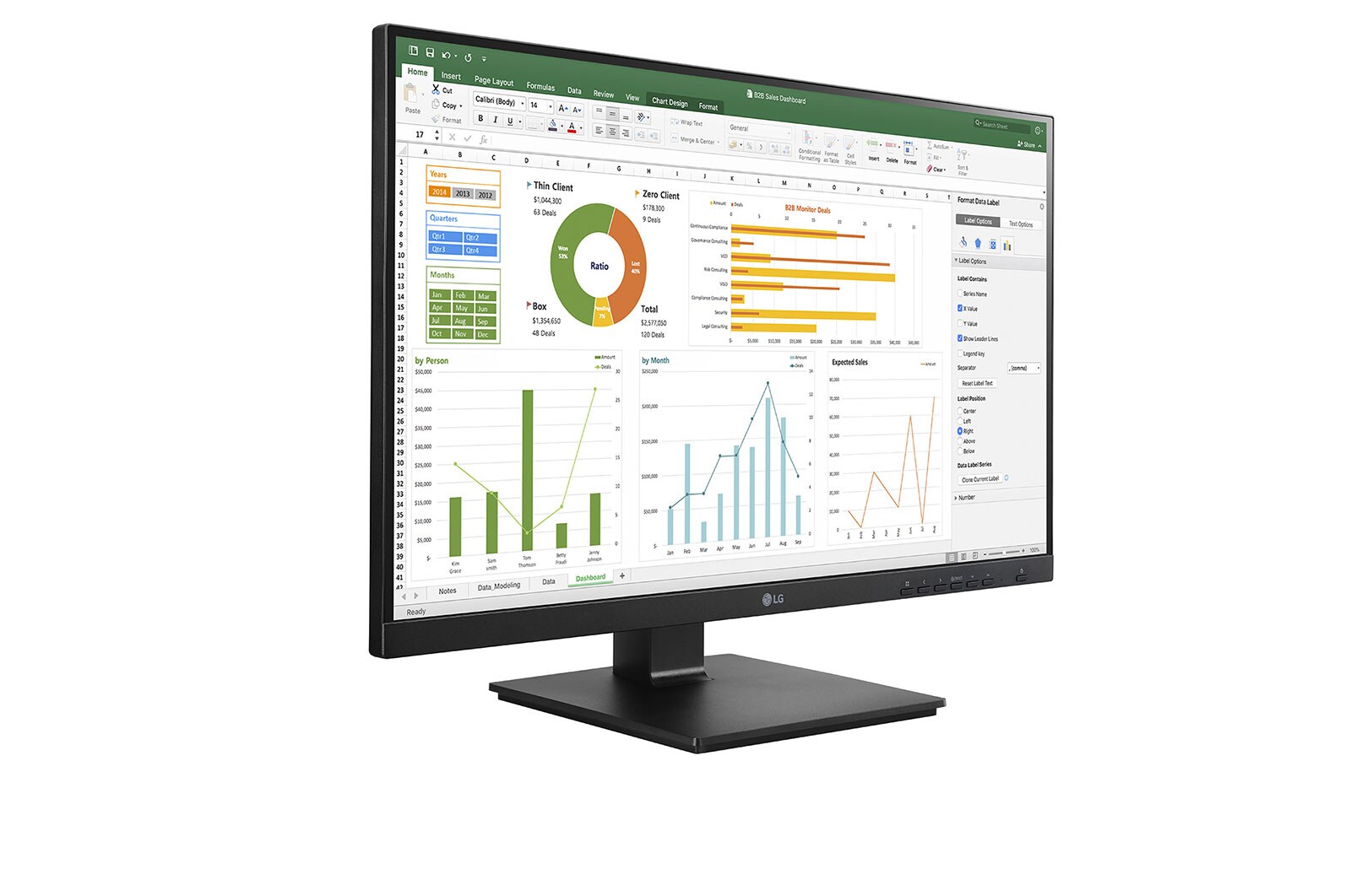 LG Business | Monitor 27" | Full HD, IPS, Speaker integrati, 27BN65YP-B