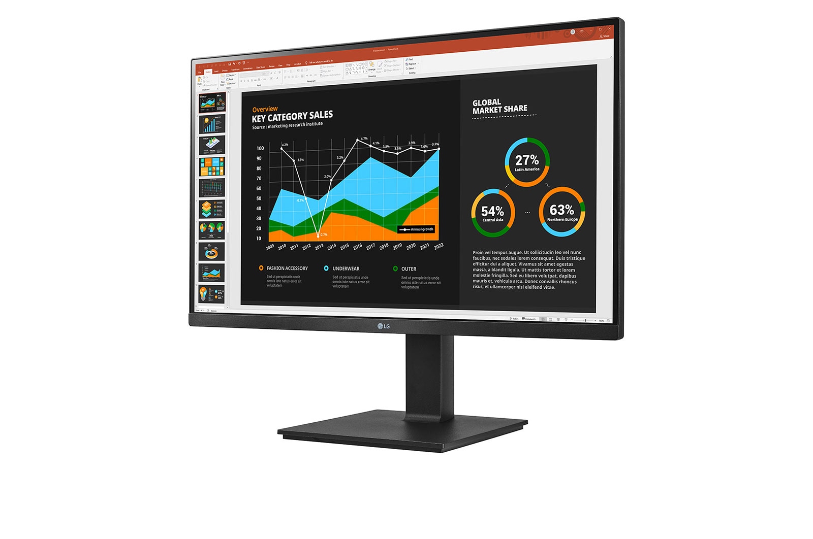 LG Business | Monitor Docking 27" | Quad HD, IPS, USB-C, RJ45, Webcam e Speaker integrati, 27BQ75QC-B