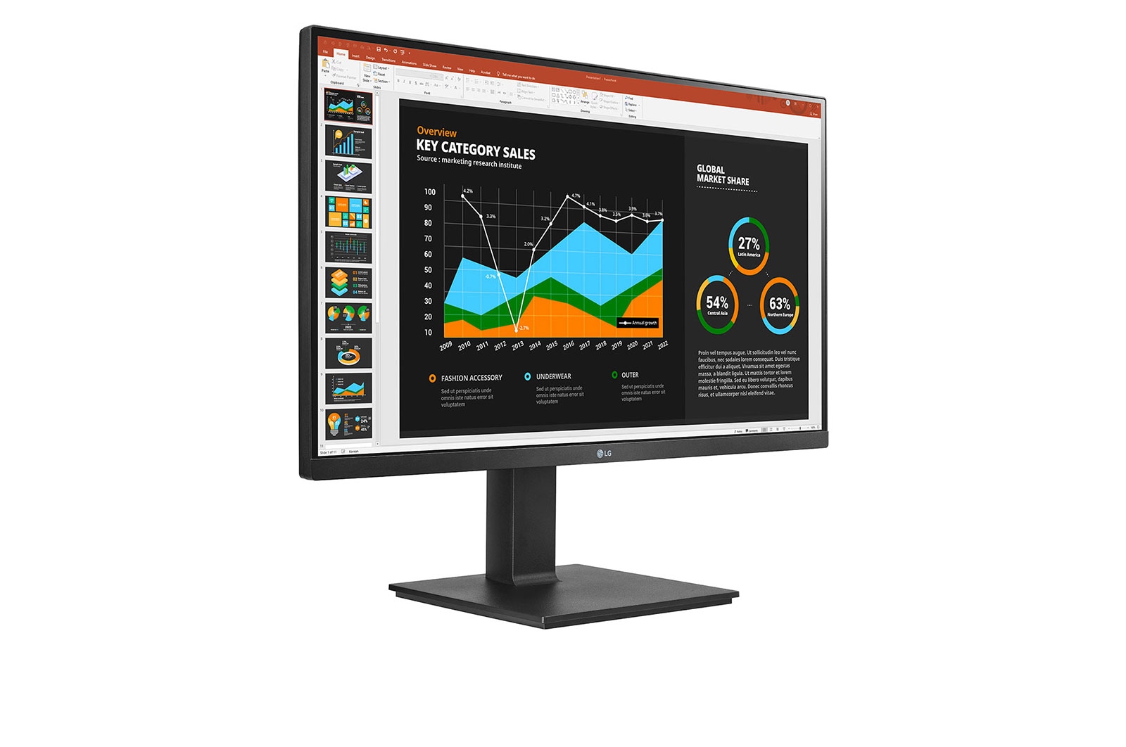 LG Business | Monitor Docking 27" | Quad HD, IPS, USB-C, RJ45, Webcam e Speaker integrati, 27BQ75QC-B