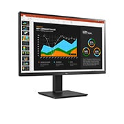 LG Business | Monitor Docking 27" | Quad HD, IPS, USB-C, RJ45, Webcam e Speaker integrati, 27BQ75QC-B