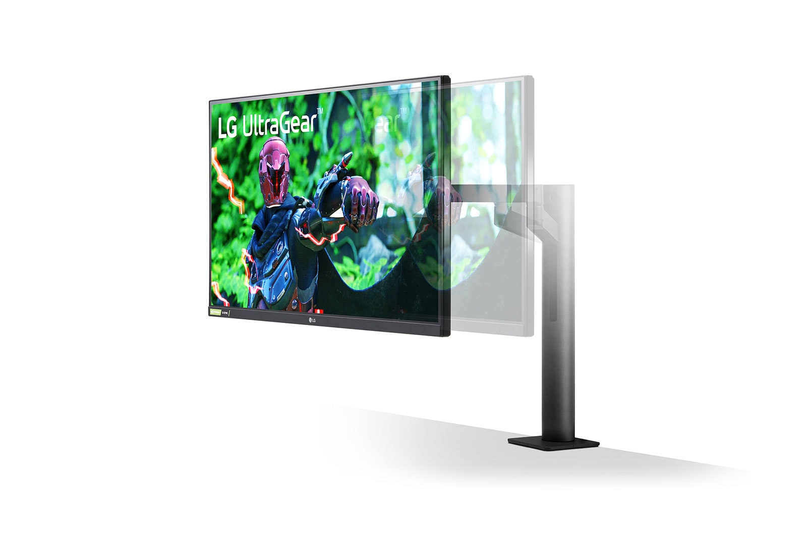 LG Monitor UltraGear Gaming Ergo Nano IPS 27" Quad HD 1ms (GtG) 144Hz, 27GN88A-B