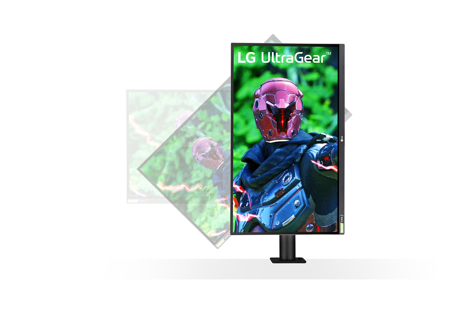LG Monitor UltraGear Gaming Ergo Nano IPS 27" Quad HD 1ms (GtG) 144Hz, 27GN88A-B