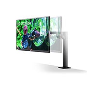 LG Monitor UltraGear Gaming Ergo Nano IPS 27" Quad HD 1ms (GtG) 144Hz, 27GN88A-B