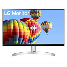 LG Full HD | Monitor 27'' Serie MK60MP | Full HD, IPS, FreeSync 75Hz, Bianco
