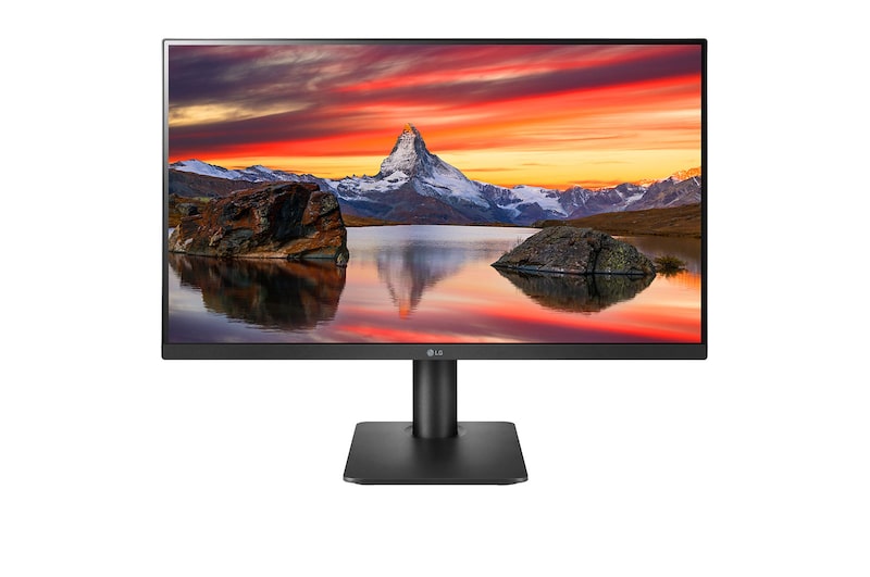 Vista frontale di LG Full HD | Monitor 27'' Serie MP450P | Full HD, IPS, FreeSync 75Hz, DisplayPort 27MP450P-B