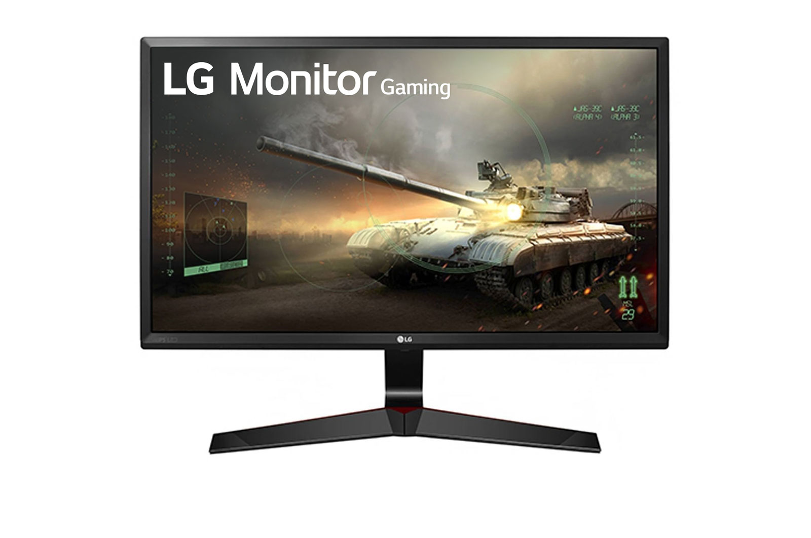 Vista frontale di LG Monitor PC IPS 27&#34; 16:9 Full HD Gaming 27MP59G-P