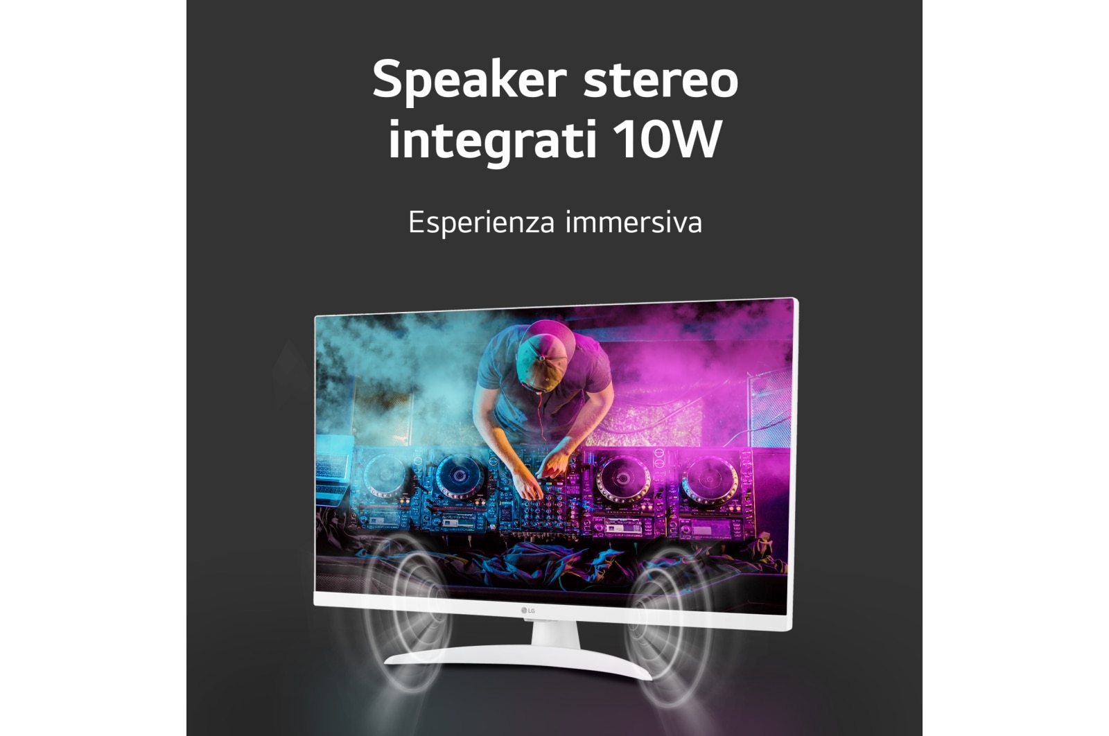 LG Full HD | TV 27" Serie TQ615S | Full HD, IPS, smart TV webOS 22, Bianco, 27TQ615S-WZ