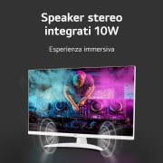 LG Full HD | TV 27" Serie TQ615S | Full HD, IPS, smart TV webOS 22, Bianco, 27TQ615S-WZ