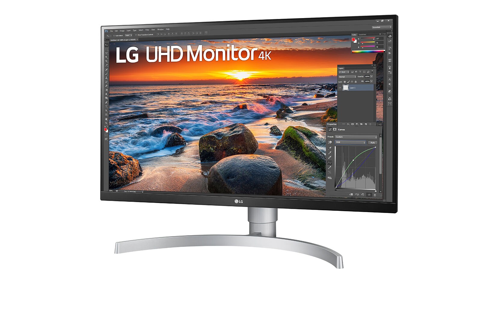 LG Ultra HD | Monitor 27" Serie UN83A | 4K HDR 400, IPS, USB-C, Speaker Integrati, 27UN83A-W