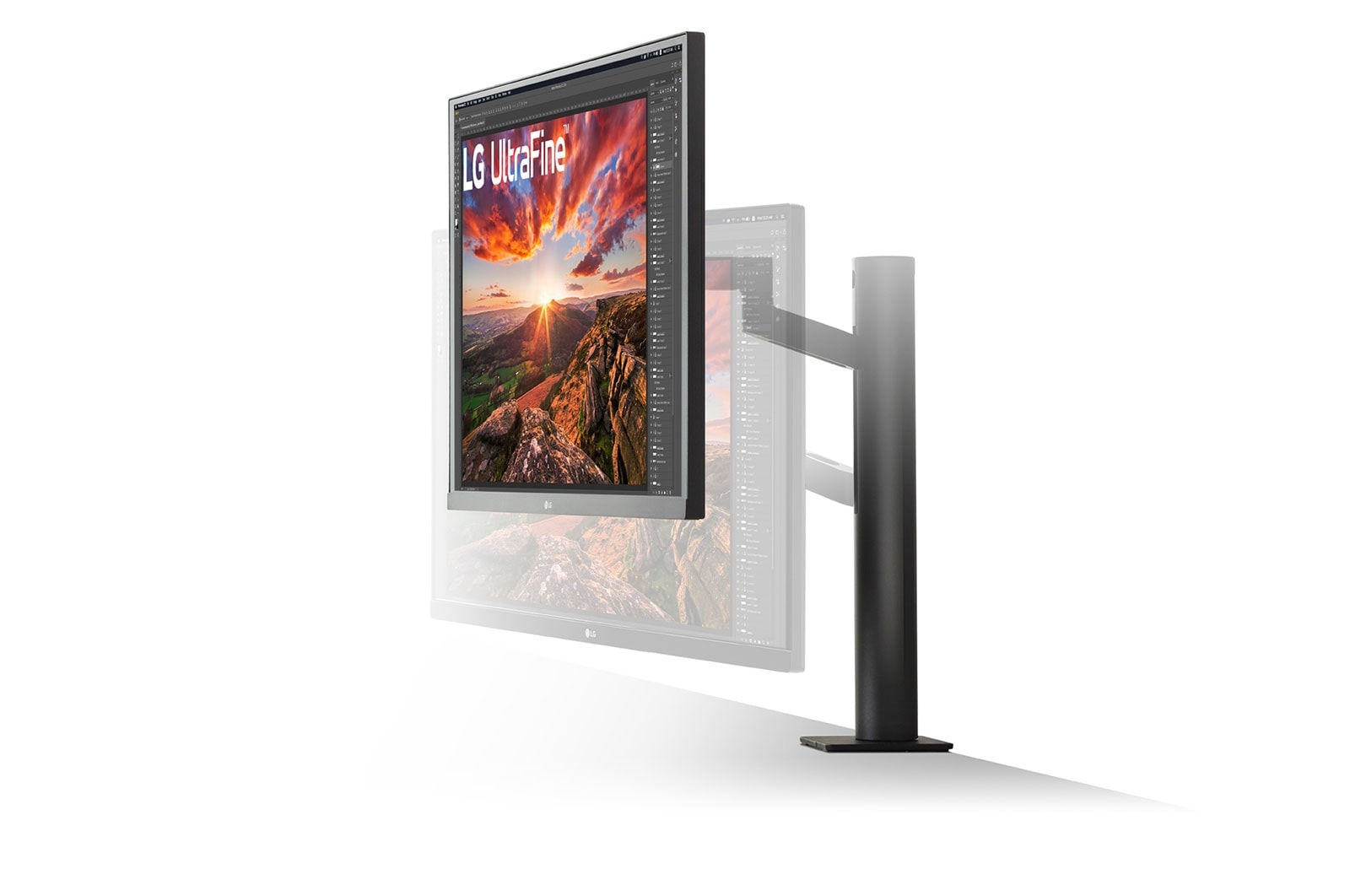 LG UltraFine Ergo | Monitor 27" Serie UN880 | 4K HDR 400, IPS, USB-C, Speaker Integrati, 27UN880-B