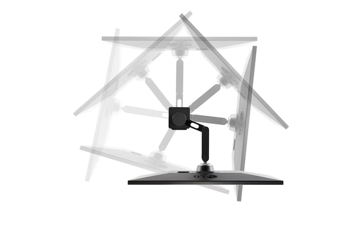 LG UltraFine Ergo | Monitor 27" Serie UN880 | 4K HDR 400, IPS, USB-C, Speaker Integrati, 27UN880-B