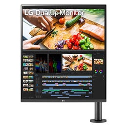 LG DualUp | Monitor 28" Serie MQ780 | 16:18, stand Ergo, USB-C, Speaker Integrati