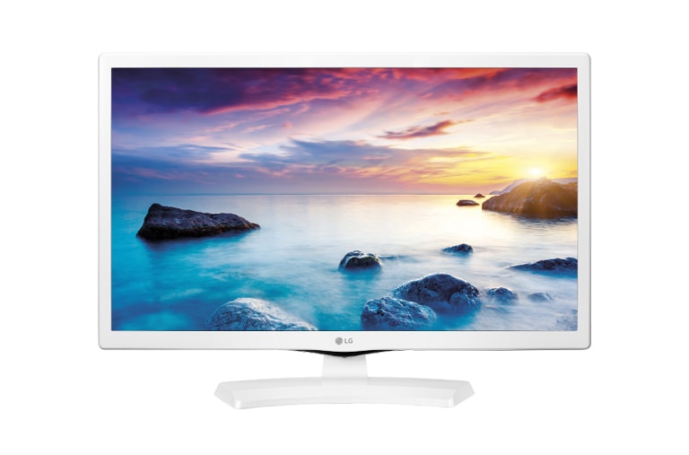 Vista frontale di LG Monitor TV LED 28&#34; 16:9 HD Ready Certificato tivùsat 28MT48VW