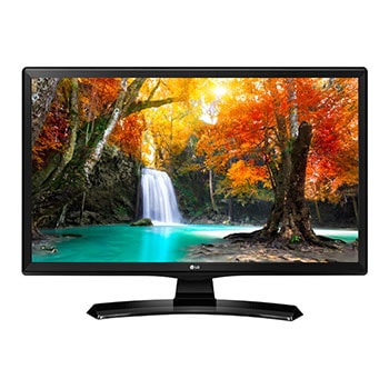 Vista frontale di LG Monitor TV LED 28" 16:9 HD Ready Certificato tivùsat 28TK410V-PZ