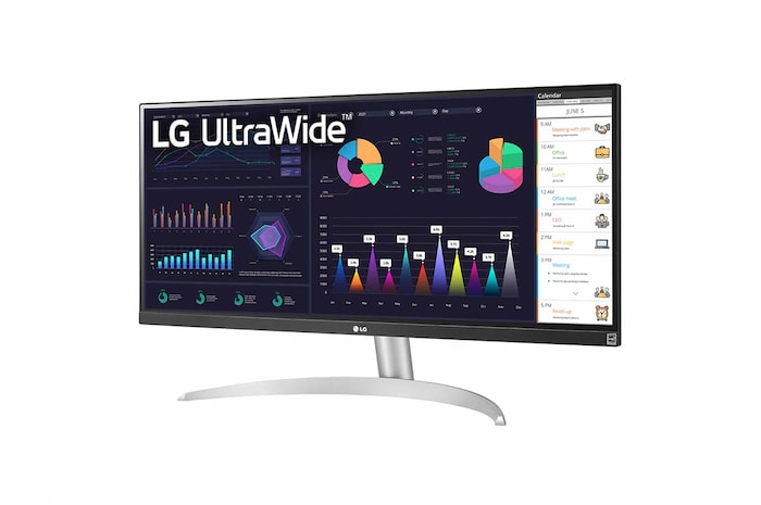 LG UltraWide | Monitor 29" Serie WQ600 | Full HD 21:9, IPS, HDR, Speaker Integrati, 29WQ600-W