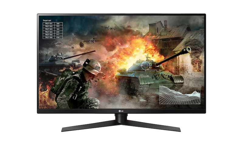 LG Monitor PC 32" 16:9 Quad HD Gaming Design Slim (3 lati) G-Sync 144Hz, 32GK850G-B