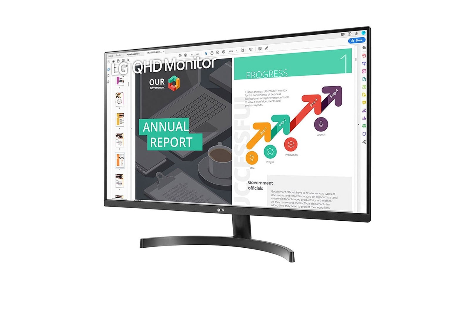 LG Quad HD | Monitor 32" Serie QN600 | Quad HD, IPS, HDR, FreeSync 75Hz, 32QN600-B