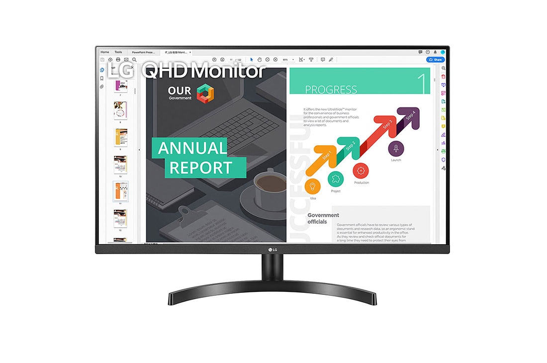 LG Quad HD | Monitor 32'' Serie QN600P | Quad HD, IPS, HDR, FreeSync 75Hz , 32QN600P-B