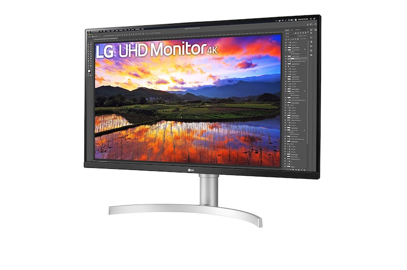 LG Ultra HD | Monitor 32" Serie UN650 | 4K HDR, IPS, Speaker Integrati, 32UN650-W