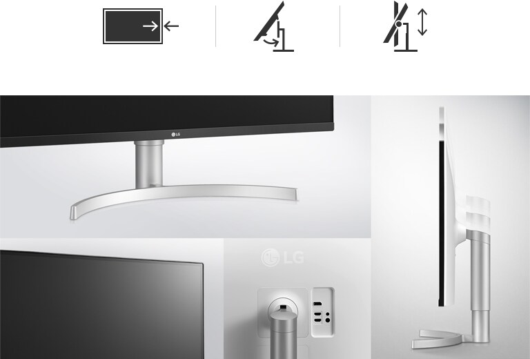 Design versatile con possibilitÃ  di regolare inclinazione, rotazione e altezza