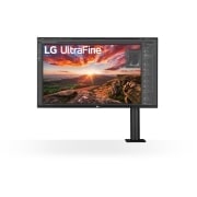 Vista frontale di LG UltraFine Ergo | Monitor 32&#34; Serie UN880 | 4K HDR, IPS, USB-C, Speaker Integrati 32UN880-B.BEU