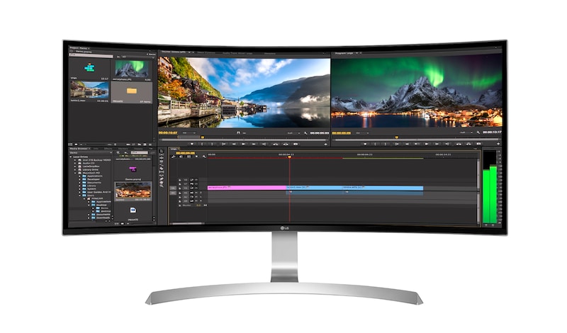 LG Monitor PC IPS 34" 21:9 Quad HD Curvo, 34UC99
