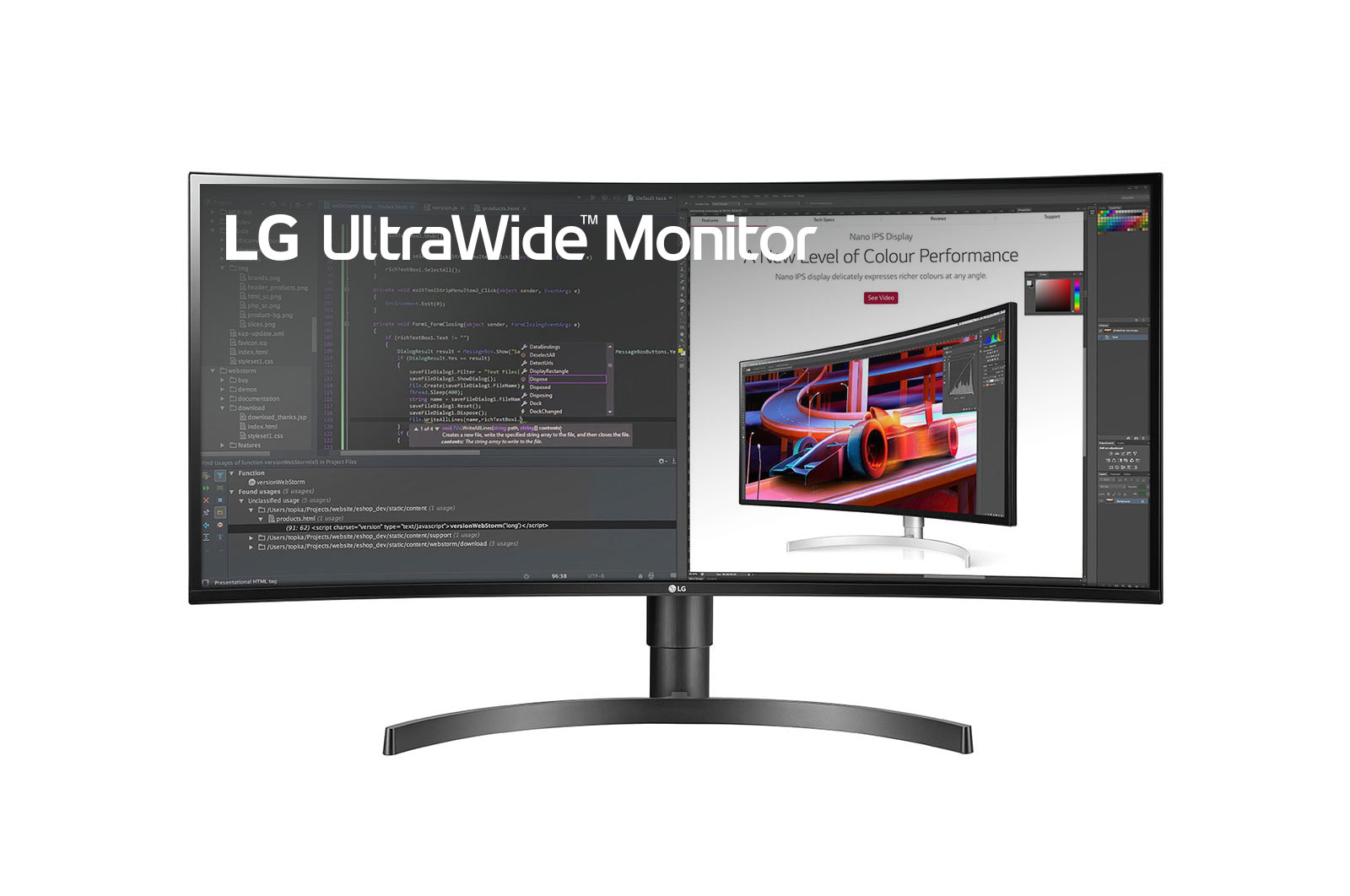 lg monitor pc 34WL85C-B