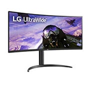 LG UltraWide | Monitor 34" Serie WP65C | QHD 21:9 Curvo, 1ms, 160Hz, Speaker Integrati, 34WP65C-B