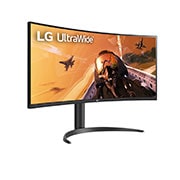 LG UltraWide | Monitor 34'' Serie WP75C | QHD 21:9 Curvo, 1ms, 160Hz, Speaker Integrati, USB-C , 34WP75CP-B