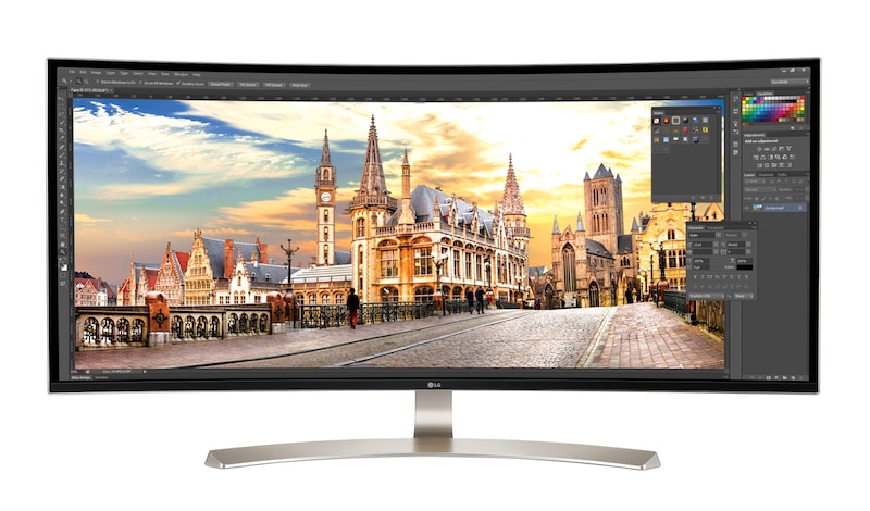 LG Monitor PC IPS 38" 21:9 Quad HD+ Curvo, 38UC99